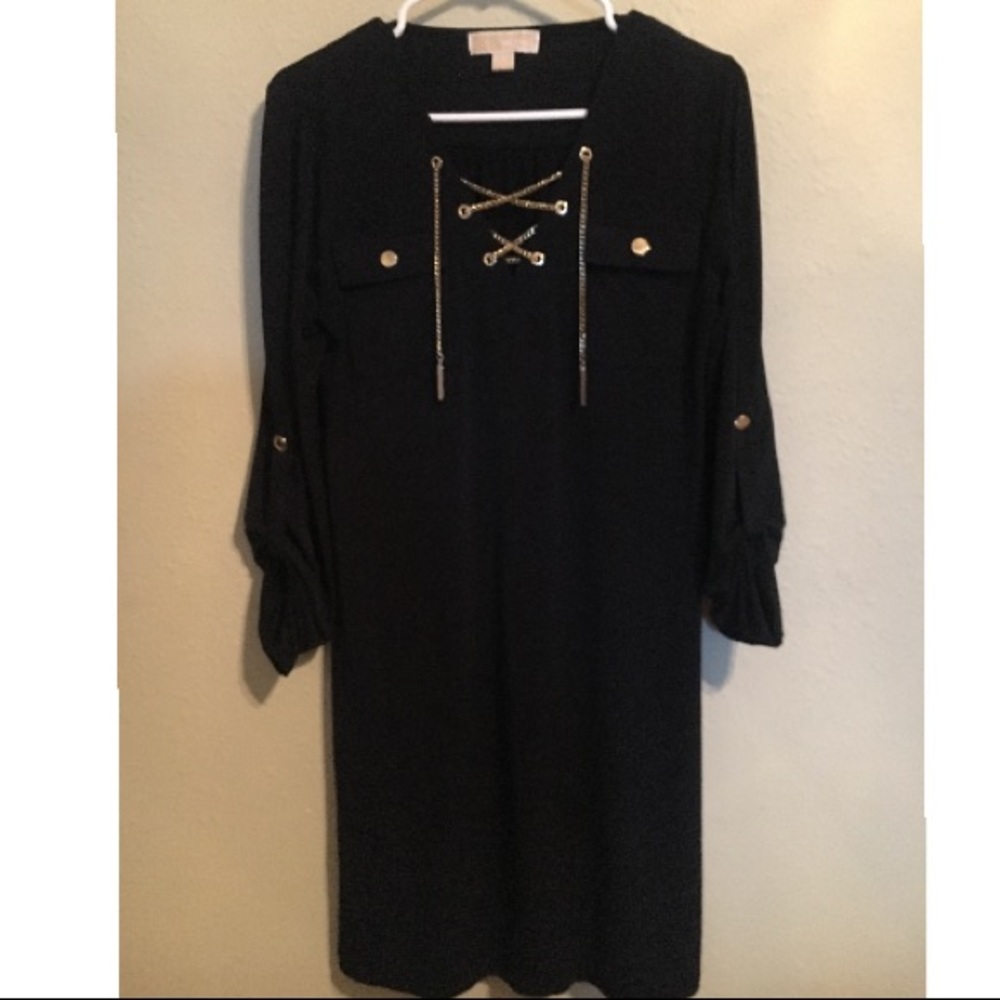Navy blue dress
